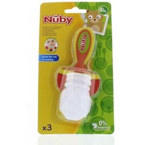 Nuby Sabbelzakje Vervangnetjes - 6m +  -  New Valmar