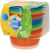 Nuby Voeding Bewaarbakjes 6 stuks 300 ml