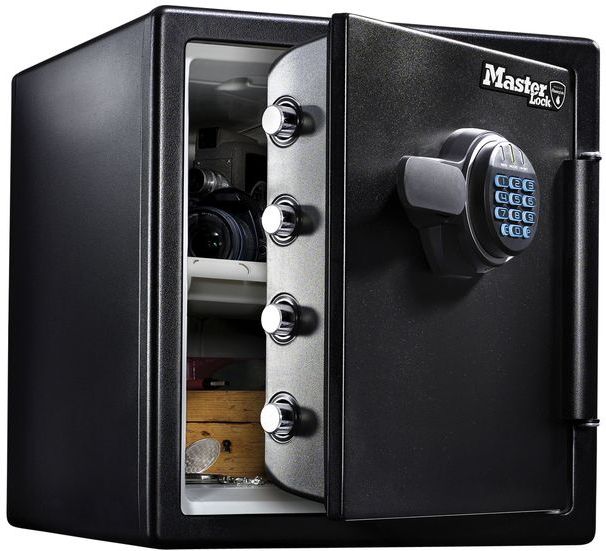 Masterlock Kluis - Kluis Brandwerend - Cijferslot - Brandwerende Kluis - 45.3 x 41.5 x 49.1 cm - Zwart