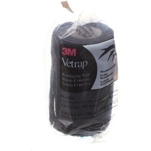 Vetrap windel zwart 10cmx4,5m 1 stuks