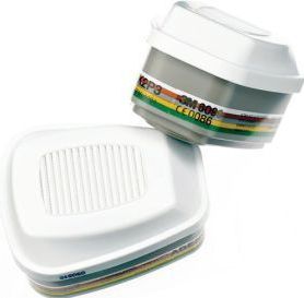 2 stuks 3M 6099 gas- damp- en stoffilter A2B2E2K2P3