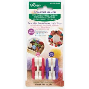 3127 Clover - Pom-pom Maker ext. small - 20 en 25mm