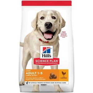 14 kg Hill's Adult Light Large Breed met kip hondenvoer
