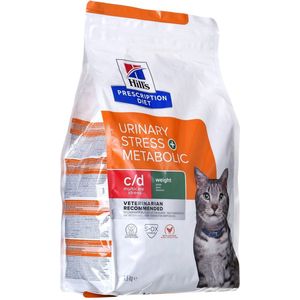 HILL'S PD Feline Urinary Stress + Metabolic c/d - Droog kattenvoer - 1,5 kg