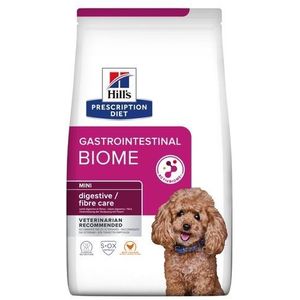 2 x 6 kg Hill’s Prescription Diet Gastrointestinal Biome Mini hondenvoer met kip
