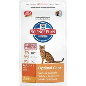 Hill' Science Plan Feline Optimal Care Adult Kip Kattenvoer 15 kg