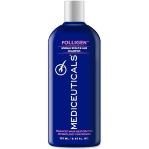 Mediceuticals - Folligen Shampoo - Voor Vrouwen - Tegen Haaruitval - SLS & SLES Vrij