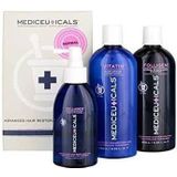 Mediceuticals Advanced Hair Restoration Technology For Women Kit Fine: Folligen 250ml + Cellagen 125ml + Vitatin 250ml