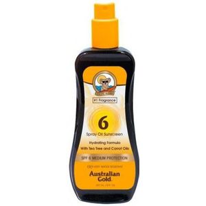 Australian Gold Spray Oil Sunscreen Body Olie in Spray voor bescherming tegen Zonnestraling SPF 6 237 ml