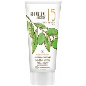 Australian Gold - Botanische Mineral Lotion - SPF15 - Niet Vettig - 237ml