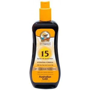 Australian Gold Spray Oil Sunscreen Body Olie in Spray  SPF 15 237 ml