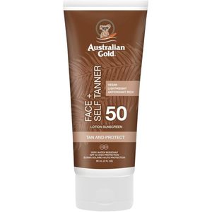 Australian Gold SPF 50 Face + Self Tanner - 88 ml - zonnebrandcrème