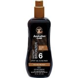 Australian Gold SPF 6 Spray Gel met Bronzer - 237 ml - zonnebrandcrème