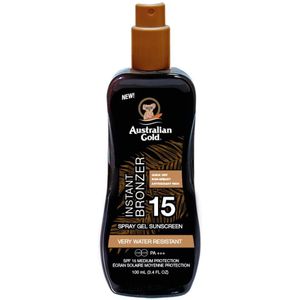 Australian Gold Spray gel met bronzer SPF15 100ml