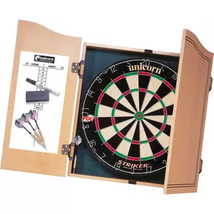 Unicorn Raised Oche 4-delig Dartmat – Lichtgewicht Opzetbare Teenlijn Met Opberghoes, Verstelbaar Voor Dikke Plinten