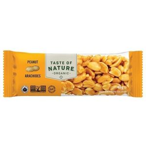 Taste Of Nature - Peanut Granenreep - Biologisch - 40 Gram