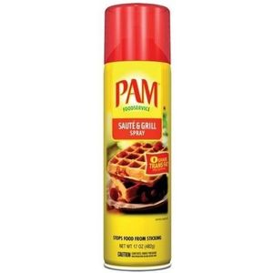 PAM - Sauté & Grill - Kook- en Bakspray - 482 gram - 1464 porties