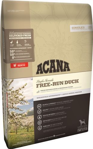 Acana Dog Free Run Duck Hundetrockenfutter 11,4 Kilogramm
