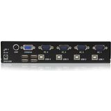 StarTech 4-poort Professionele VGA USB KVM-Switch met Hub