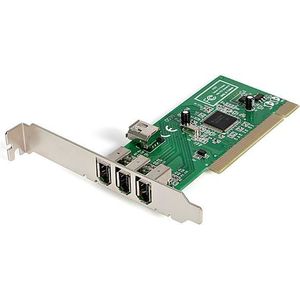 StarTech 4-poort PCI 1394a FireWire Adapter Kaart 3 Extern 1 Intern