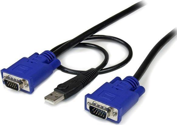 StarTech.com 3 m Ultradun USB VGA 2-in-1 KVM-kabel