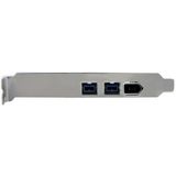StarTech - 3-Port PCI Express FireWire Kaartenadapter - Zwart - PCI Express - IEEE 1394b Compatibel