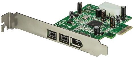 StarTech - 3-Port PCI Express FireWire Kaartenadapter - Zwart - PCI Express - IEEE 1394b Compatibel