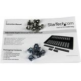 StarTech ADJSHELF, Accessoires voor serverkasten, Zwart