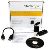 StarTech.com USB Stereo Audio Adapter Externe Geluidskaart