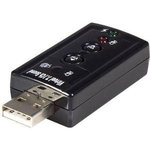 StarTech.com Virtuele 7.1 USB Stereo Audio Adapter Externe Geluidkaart
