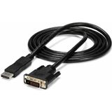 Adapter DisplayPort auf DVI Startech DP2DVIMM6  (1,8 m) Schwarz 1.8 m