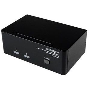 StarTech 2-poort DVI VGA USB KVM-switch met Audio en USB 2.0-hub