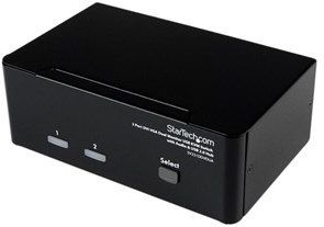 StarTech.com 2-poort DVI VGA USB KVM-switch met Audio en USB 2.0-hub