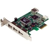 StarTech 4-poorts PCIe USB 2.0 kaart, Controlekaart