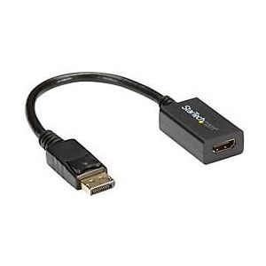 StarTech.com DisplayPort auf HDMI Video Adapter / Konverter (Stecker/Buchse) - DP zu HDMI mit bis zu 1920x1200 - DP / HDMI Länge 25cm - Videoadapter - DisplayPort männlich zu HDMI weiblich - 26.5 cm