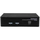 StarTech.com 2-poort Professionele USB DisplayPort KVM-Switch met Audio