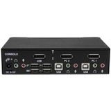 StarTech.com 2-poort Professionele USB DisplayPort KVM-Switch met Audio