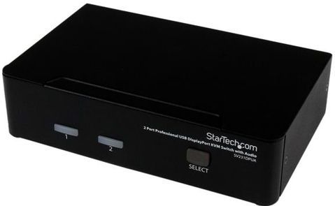 StarTech.com 2-poort Professionele USB DisplayPort KVM-Switch met Audio