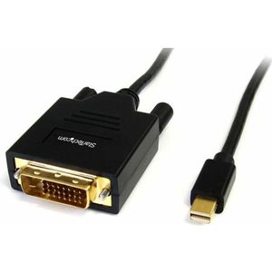 MDP2DVIMM6 - Mini DisplayPort-naar-DVI-kabel - 1,8m - Zwart - Geen extra adapters nodig