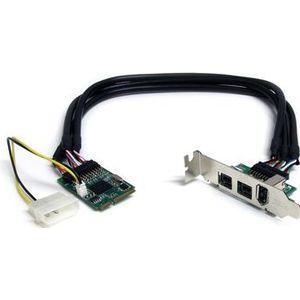 StarTech - MPEX1394B3 - FireWire Kaart - 2x FireWire-800 - 1x FireWire-400