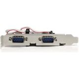 StarTech.com PCIe Seriële Adapterkaart - 4x RS-232 - Halfhoge/Low Profile