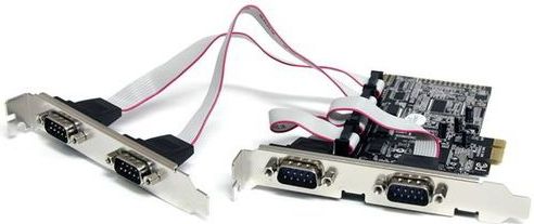 StarTech.com PCIe Seriële Adapterkaart - 4x RS-232 - Halfhoge/Low Profile