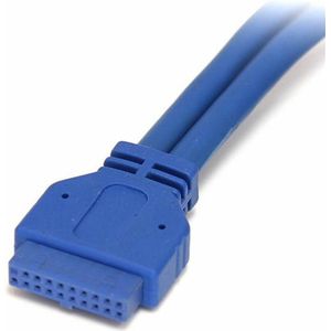 StarTech 2-poort Inbouwpaneel USB 3.0 Kabel - USB A naar Moederbord Aansluitkabel F/F