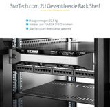 Startech - 2U 16 inch - Universeel Vented Rack Mount Cantilever Shelf