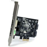 2-Port PCIe SATA/eSATA Controller Kaart - Ondersteunt 6Gbps - ASM1061