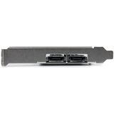 2-Port PCIe SATA/eSATA Controller Kaart - Ondersteunt 6Gbps - ASM1061
