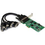Startech - 4-poorts - PCIe Uitbreidingskaart - RS232/485/422 - Intern