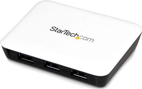 StarTech.com USB 3.0 naar gigabit Ethernet NIC netwerkadapter met 3-poorts hub - wit