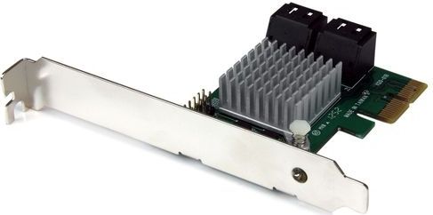 PEXSAT34RH - PCI Express SATA III-controllerkaart - 4-poorts - HyperDuo - 6-Gbps