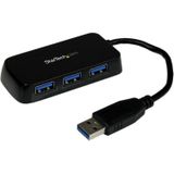 StarTech 4-poorts StarView USB KVM-schakelaar (USB-C, 4 Havens), Docking station + USB-hub, Zwart